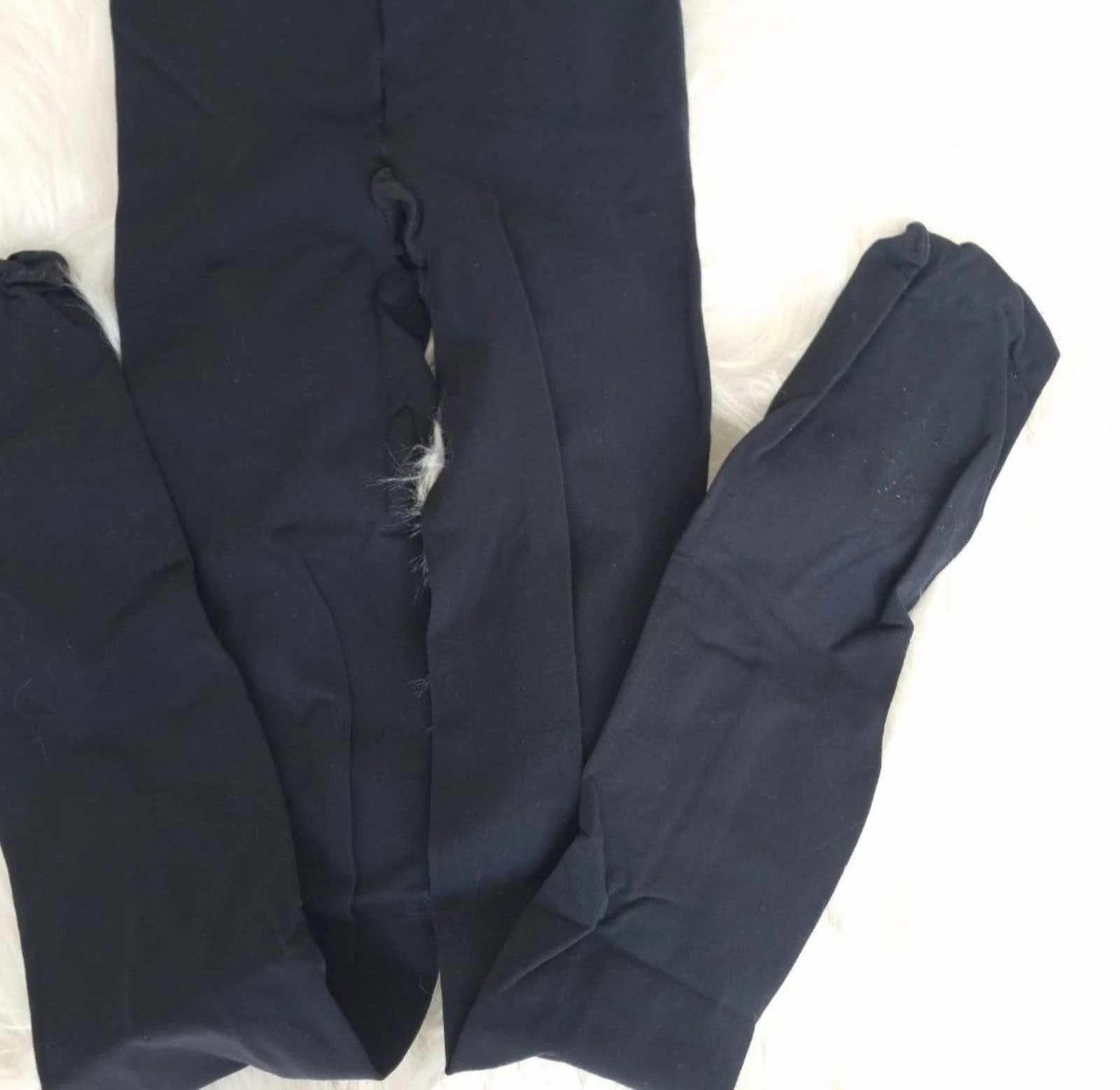Nouveau pantalon opaque gris foncé / noir - Taille L – photo 9
